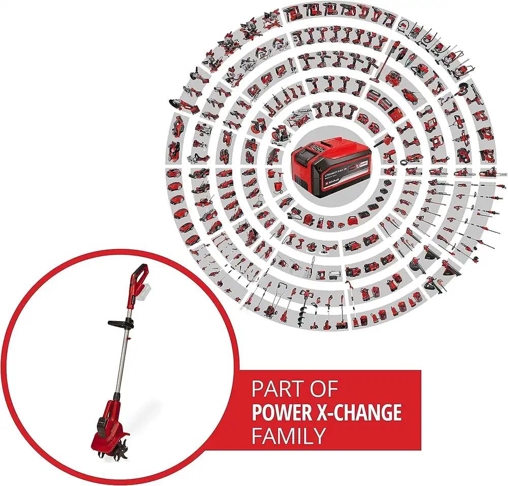 Einhell GE-CR 18/20 Li E-Solo aku-mullafrees, 18 V Power X-Change, ilma aku ja laadijata, pilt 2