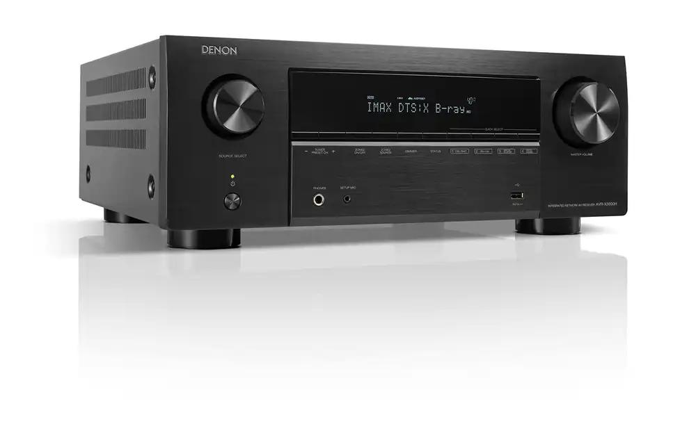 Denon AVC-X3800H 9.4-kanaliline AV-vastuvõtja, võimendi Auro-3D, Dolby Atmos, DTS:X, 6 “8K” sisendit ja 3 väljundit, Bluetooth, AirPlay 2, HEOS Multiroom, Alexa ühilduv, must