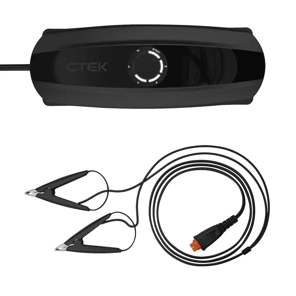 CTEK CS ONE 12 V akulaadija, polaarsusvabad klemmid ja Bluetooth-rakendus, must, pilt 2
