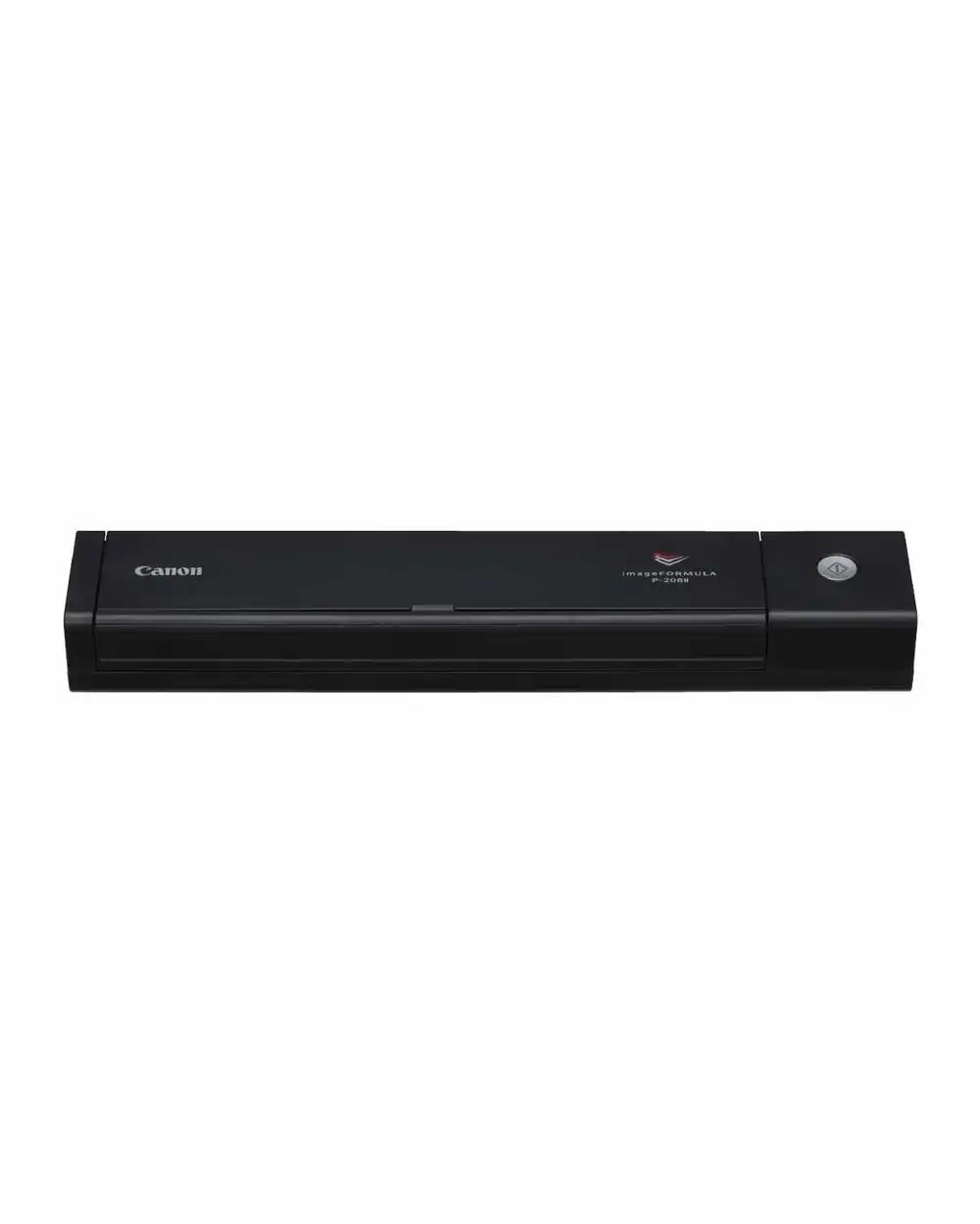 Canon P-208II – imageFORMULA mobiilne dokumendiskanner (dupleks, DIN-A4, värviline, 600 dpi, 8 lehte/min, 10-leheline ADF, otsitav PDF, OCR, Plug & Scan, Twain, must)