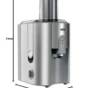 De'Longhi Braun J700 Multiquick 7 mahlapress | Kõrge jõudlusega mahlapress | Suur täiteava (75 mm) | Innovatiivne tilgalukustussüsteem | Võimas 1 000 W mootor | Hõbedane