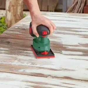 Bosch akulihvija UniversalSander 18V-10 (ilma akuta; 18V süsteem; puidutöötluseks; 32x lihvpaberit; pappkarbis) – Amazon Edition