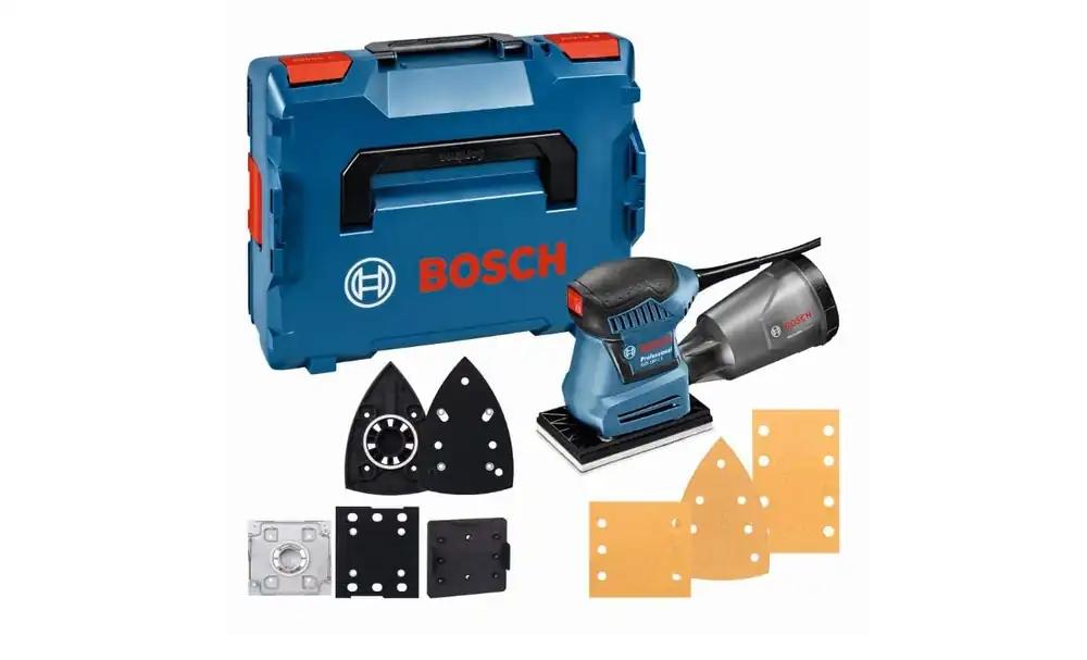 Bosch Professional võnkuv lihvmasin GSS 160-1 A Multi (180 W võimsus, 1,6 mm võnke läbimõõt, L-BOXX)
