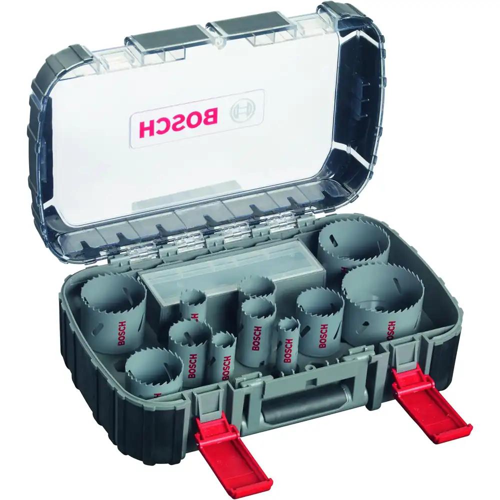Bosch Professional 17-osaline HSS bimetallist augusaagide komplekt (metalli, alumiiniumi, roostevaba terase, plastiku ja puidu jaoks, Ø 20–68/76 mm, puurmasina tarvikud)