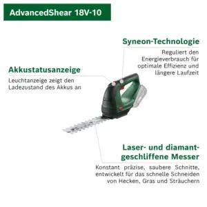 Bosch AdvancedShear 18V-10 akuga murukäärid (ilma akuta