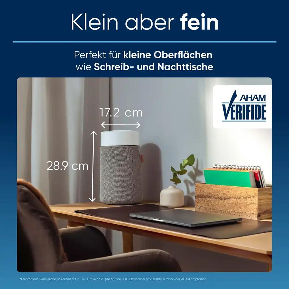 BLUEAIR Blue Pure Mini Max õhupuhasti, HEPASilent-filter, kuni 20 m² ruumidele, pilt 2