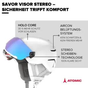ATOMIC SAVOR VISOR STEREO suusakiiver visiiriga, suurus L (59–63 cm), pilt 2