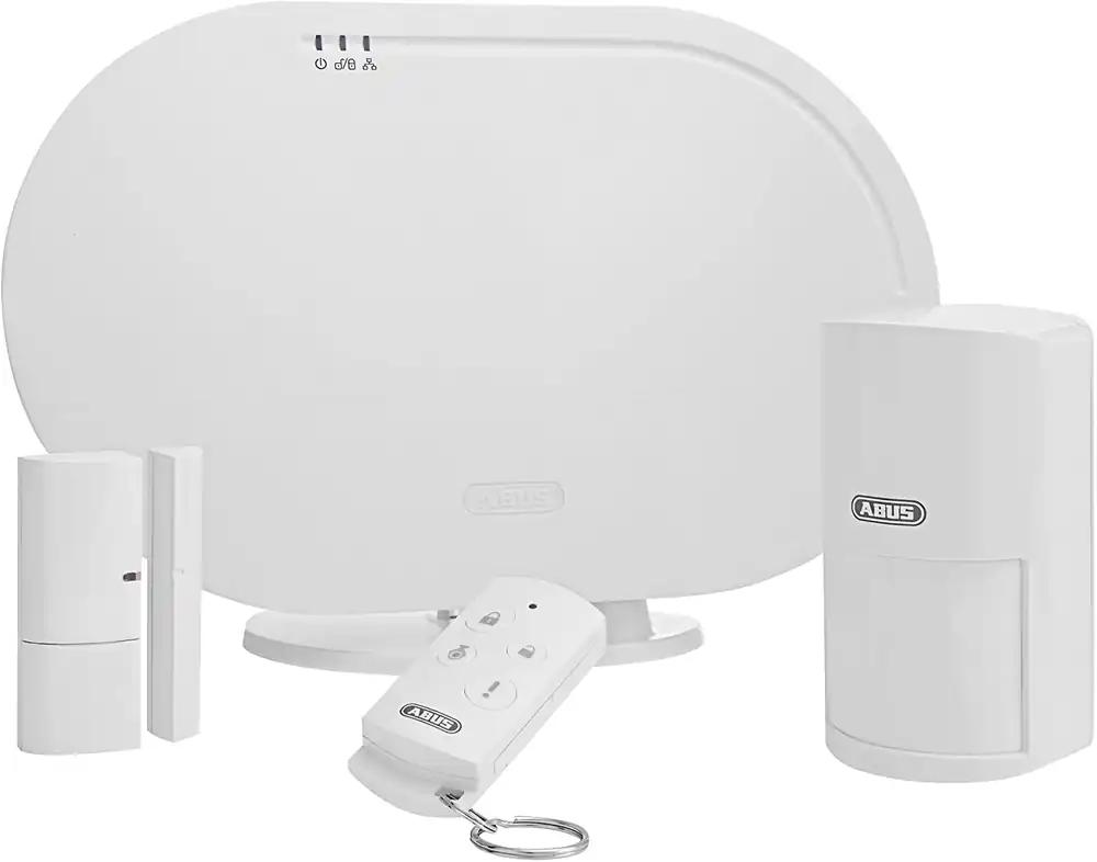 ABUS nutikas juhtmevaba häiresüsteem Smartvest alustuskomplekt – liikumisandur & avamisandur – kaugjuurdepääs iOS & Android rakendusega – valge – 77442