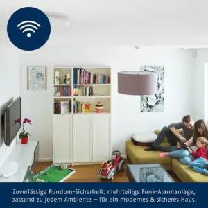 ABUS nutikas juhtmevaba häiresüsteem Smartvest alustuskomplekt – liikumisandur & avamisandur – kaugjuurdepääs iOS & Android rakendusega – valge – 77442