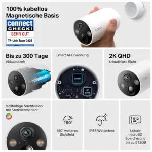 Tapo C425 välikaamera aku