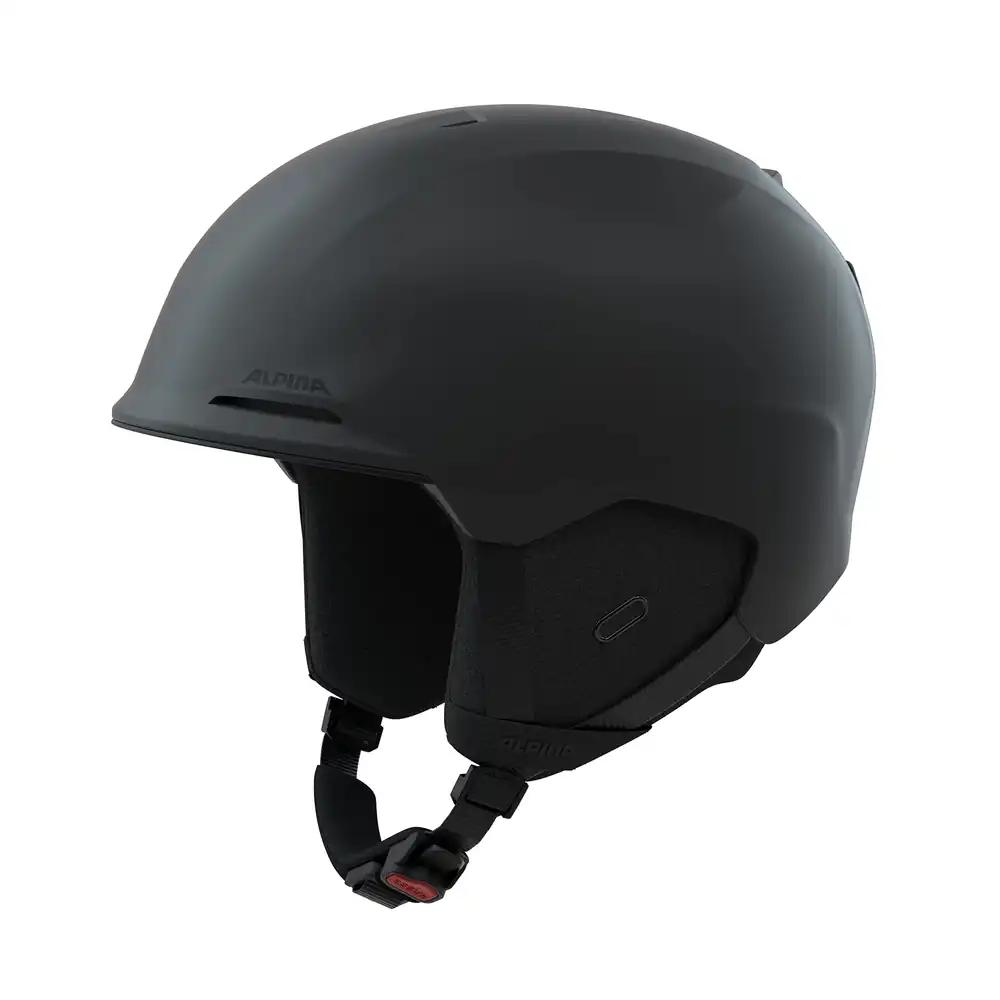ALPINA unisex täiskasvanute BRIX suusakiiver, must matt, 55-59 cm