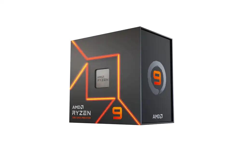 AMD Ryzen 9 7900X protsessor, 12 tuuma / 24 lõime, Zen 4 arhitektuur, 76 MB L3 vahemälu, 170 W TDP, kuni X.X GHz kiirendussagedus, AM5 pesa, DDR5 ja PCIe 5.0, must