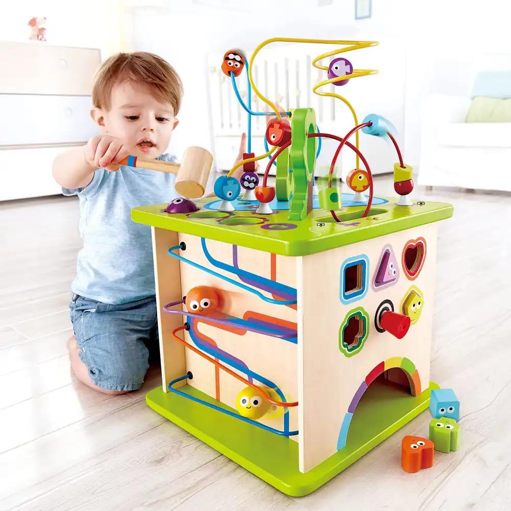 Hape Väikesed Loomad motoorikakuubik, puidust, alates 1 aastast, pilt 2