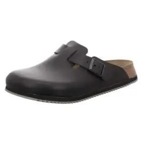 BIRKENSTOCK Boston Super Grip nahast tööjalats, libisemiskindel, must, suurus 45, pilt 2