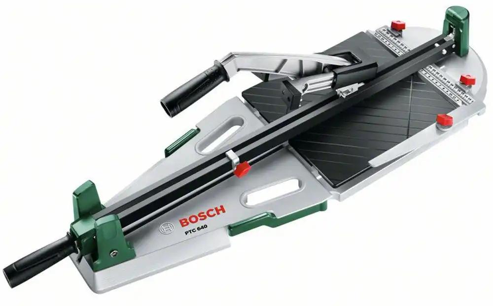 Bosch Plaadilõikur PTC 640 (Plaadi paksus: 12mm, Lõikepikkus: 640mm, Diagonaallõige: 450 mm, karbis)