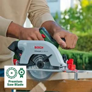 Bosch akuga ketassaag UniversalCirc 18V-53 (täpne saagimine igas puidumaterjalis; maksimaalne lõikesügavus 53 mm; 2-osaline juhtsiinisüsteem; 18V süsteem; ilma akuta) – Amazon Edition