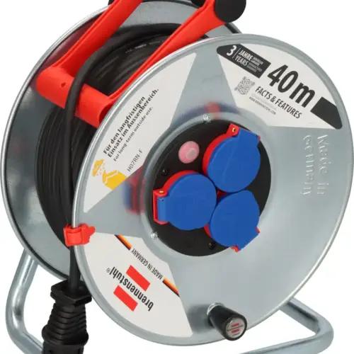 Brennenstuhl Garant S IP44 kaablitrummer (40m must kaabel