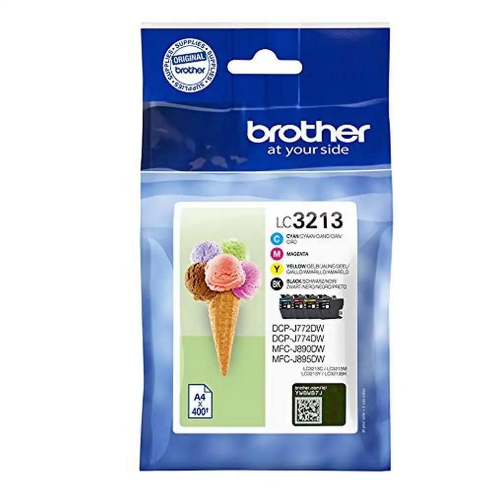Brother LC-3213VALDR DCP-J772/4DW, MFC-J890DW, must, kollane, tsüaan, magenta, Ekstra Suur