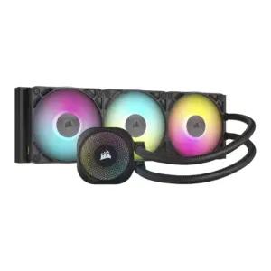CORSAIR iCUE LINK TITAN 360 RX RGB vedelikjahutus – 360mm AIO – 3x RX120 RGB-ventilaatorit – Sobib Intel LGA 1851/1700