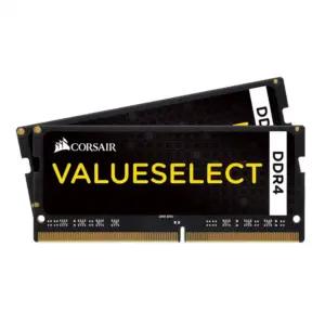 Corsair Vengeance SODIMM 32GB (2x16GB) DDR4 2666MHz CL18 mälu sülearvutitele ja märkmikarvutitele (ühilduvus Intel Core™ i5 ja i7 6. põlvkonna protsessoritega) Must