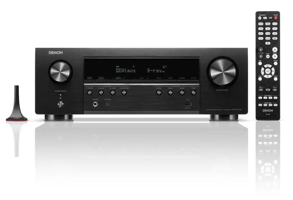 Denon AVR-S770H 7.2-kanaliga AV-vastuvõtja Dolby Atmos, DTS:X, 6 HDMI sisendi ja 1 väljundiga, 8K HDMI, Bluetooth, WiFi, AirPlay 2, HEOS Multiroom, Alexa toega