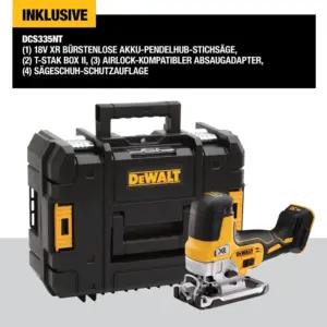 Dewalt 18V Aku-Pendelhub-Stichsaag DCS335NT (harjadeta