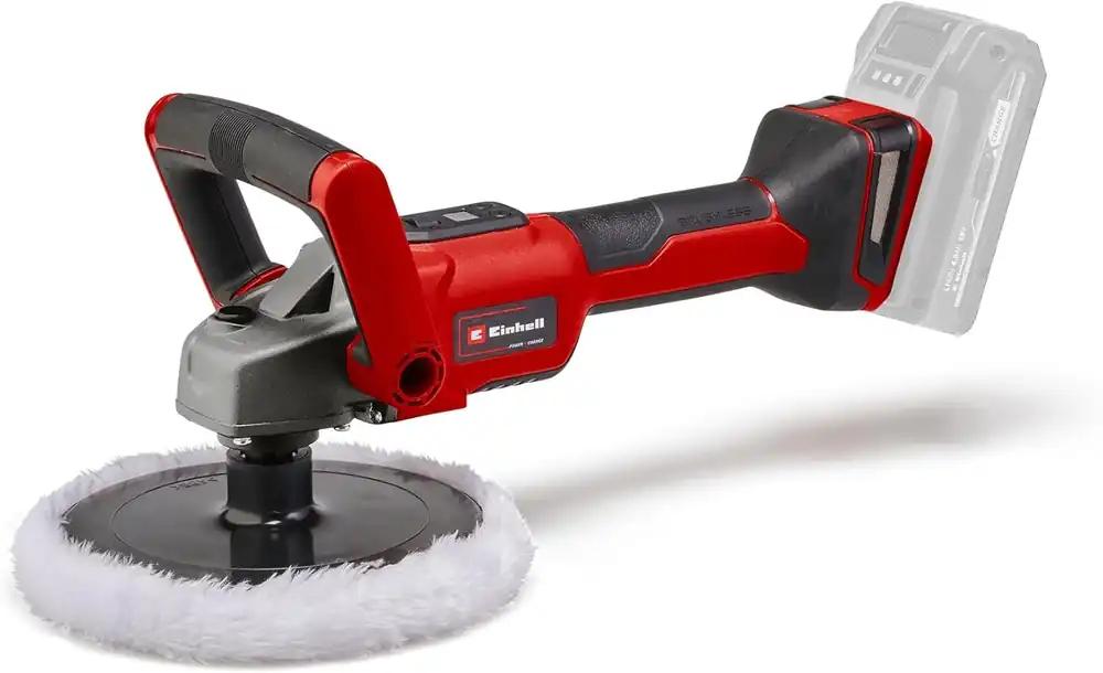 Einhell akuga poleerimis- / lihvimismasin CE-CP 18/180 Li E-Solo Power X-Change (liitiumioon, harjadeta mootor, elektrooniline kiiruseregulaator, ilma aku ja laadijata)