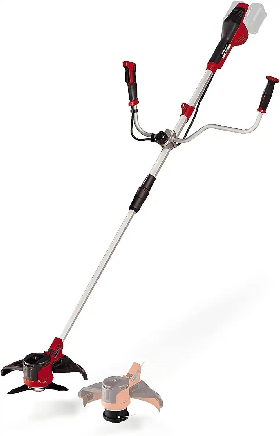 Einhell akutrimmer Agillo 36/255 BL Power X-Change (Li-Ion, 2 x 18 V, harjadeta esimmootor, elektrooniline kiiruseregulaator, kahekäepidemega, jaotatav võll, ilma aku ja laadijata)