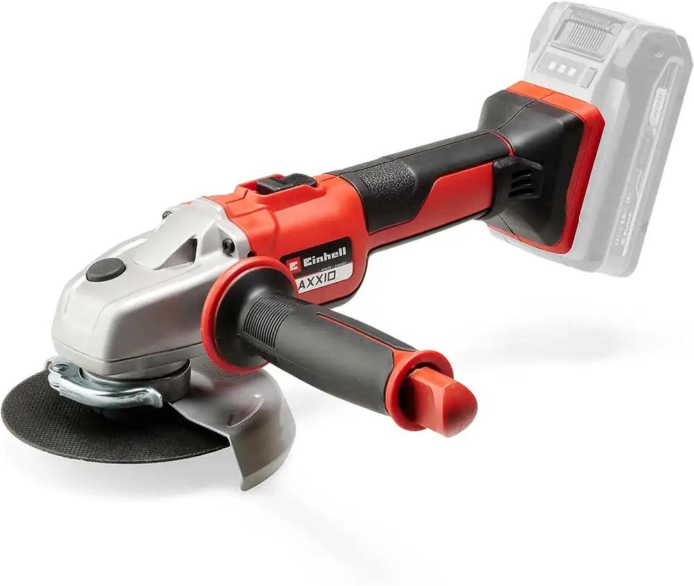 Einhell Professional juhtmeta nurklihvija AXXIO 18/125 Power X-Change (18 V, 700 W, 125 mm ketta läbimõõt, 33 mm lõikesügavus, harjadeta mootor, pehme käivitus, ilma lõikekettata, ilma akuta)