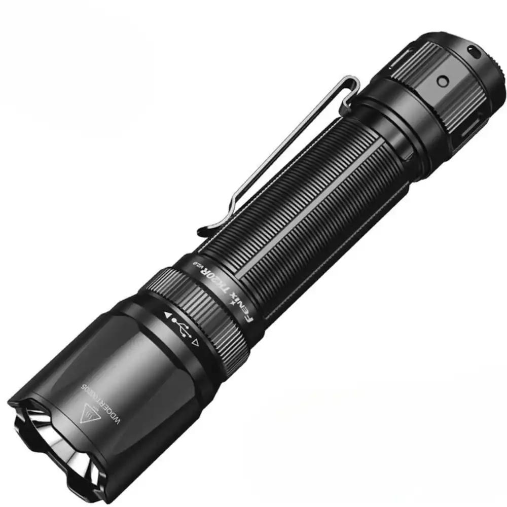 Fenix TK20R v2.0 taskulamp, 3000 luumenit, 21700 aku, USB-C laetav, APF tehnoloogia, must