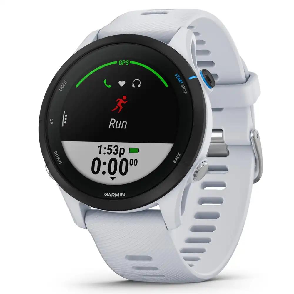 Garmin Forerunner 255 Music – GPS-spordikell isiklike treeningplaanide, spetsiaalsete jooksufunktsioonide ja detailse treeninganalüüsiga. 1,1“ & 1,3” värviline ekraan, kuni 14-päevane aku kestvus