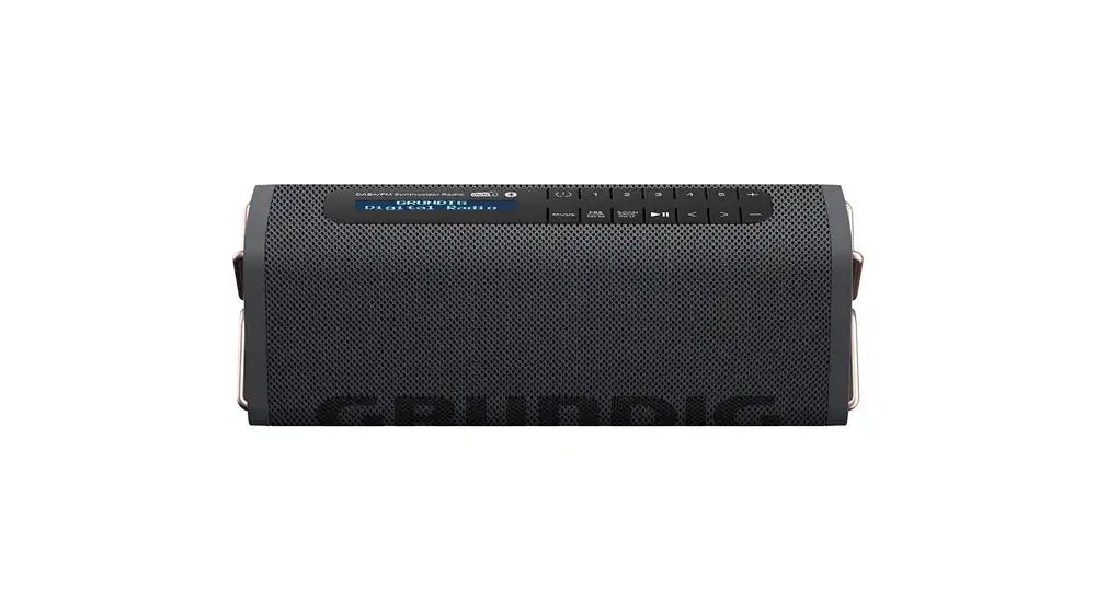 Grundig GBT Band Must – Bluetooth-kõlar DAB+ ja FM-raadioga, 30 m ulatus, üle 8 h mänguaega, 3,7 V aku 2000 mAh, Bluetooth 5.0