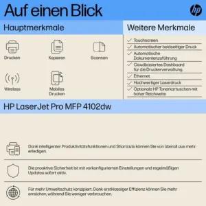 HP LaserJet Pro MFP 4102dw multifunktsionaalne laserprinter