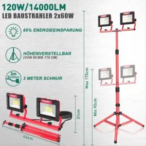 HYCHIKA LED töövalgusti statiivil