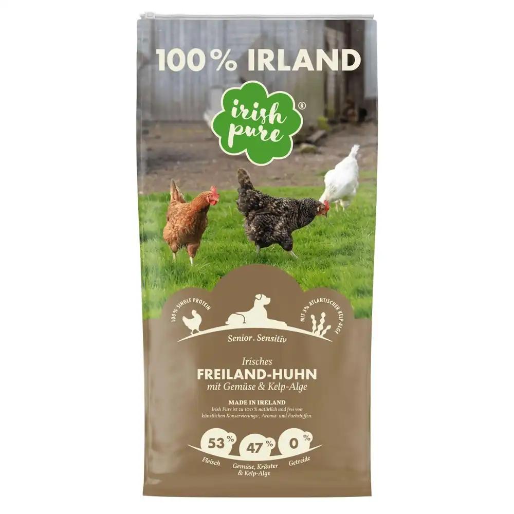 Irish Pure Senior kuivtoit | 12 kg | Vabapidamise kana merevetikaga & köögiviljadega | Suur lihasisaldus | Teraviljavaba | Tundlikule seedimisele | Kuivtoit koertele