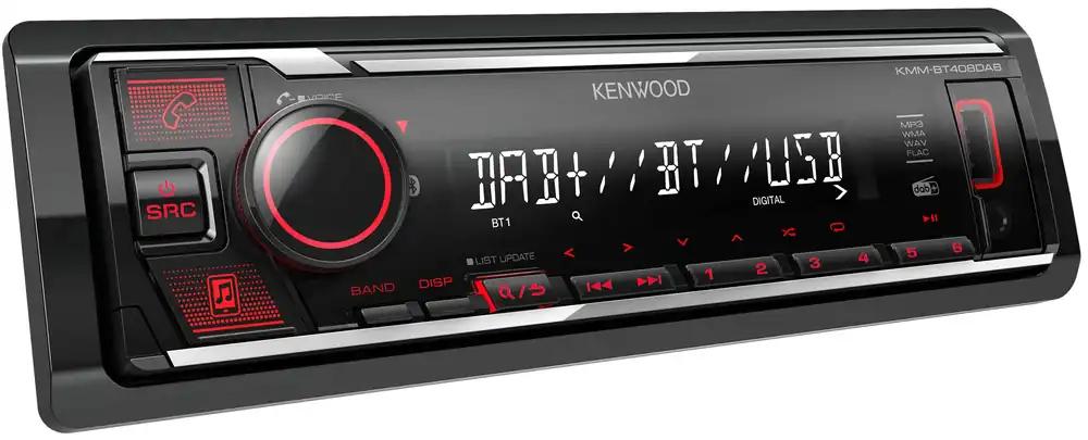 Kenwood KMM-BT408DAB – USB-autoraadio DAB+ ja Bluetooth käed-vabad helistamisega