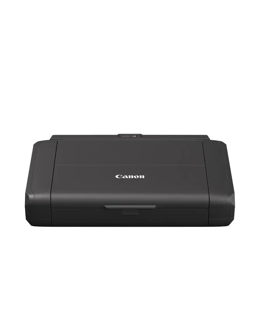 Canon PIXMA TR150 mobiilne printer akuga (WiFi, Cloud, AirPrint, 4.800 x 1.200 DPI, Highspeed USB Type-C, OLED-ekraan, tindiprinter), must
