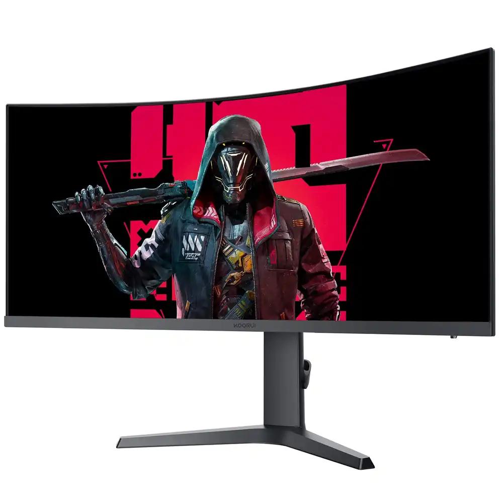KOORUI 34-tolline kumer mängumonitor, 200 Hz, WQHD 3440x1440, HDR 400, HDMI ja DisplayPort, pilt 2