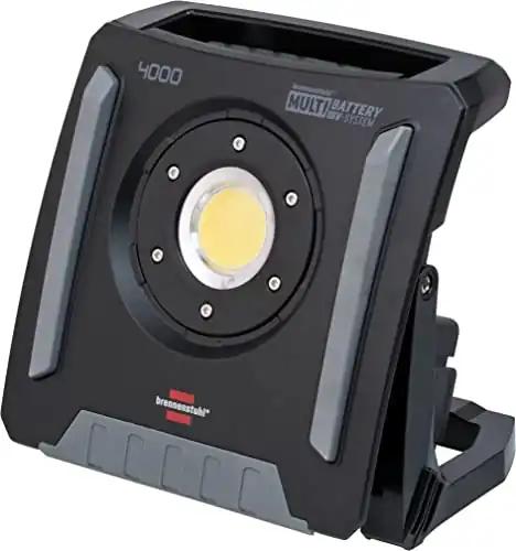 Brennenstuhl Professionaalne Multi-Aku LED Töövalgusti 4000 MA (40W, 4500lm, IP65, Ühildub 18V akudega 11 tootjalt, Ilma akuta, Toodetud Saksamaal)