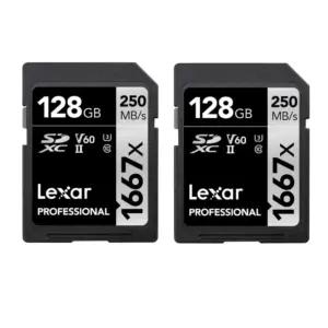 Lexar Professional 1667x SD Kaart 128GB