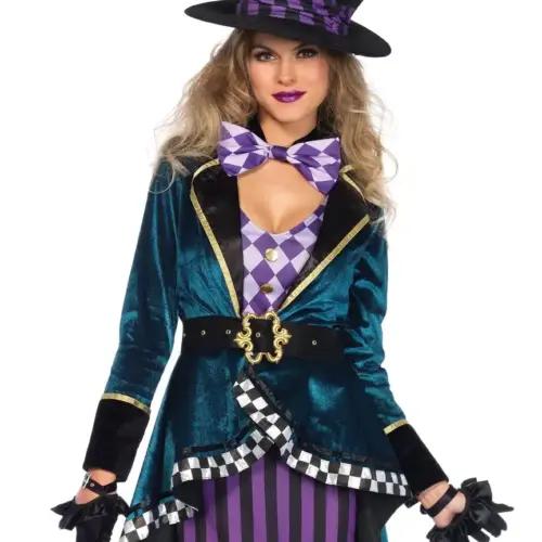Leg Avenue Delightful Hatter naiste kostüüm, mitmevärviline, suurus M (EUR 38)