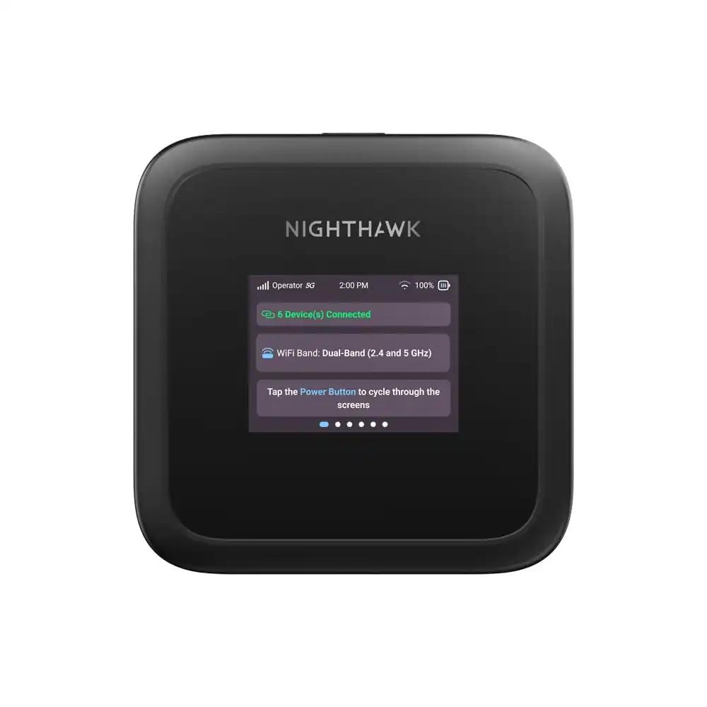 NETGEAR Nighthawk M3 – 5G ruuter SIM-kaardiga, mobiilne WiFi ruuter | kuni 2,5 GBit/s – lukustamata SIM-pesa – kaasaskantav WiFi leviala | 5G ja 4G MiFi, kuni 32 seadet (MH3150)