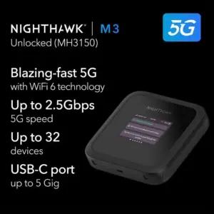 NETGEAR Nighthawk M3 – 5G ruuter SIM-kaardiga