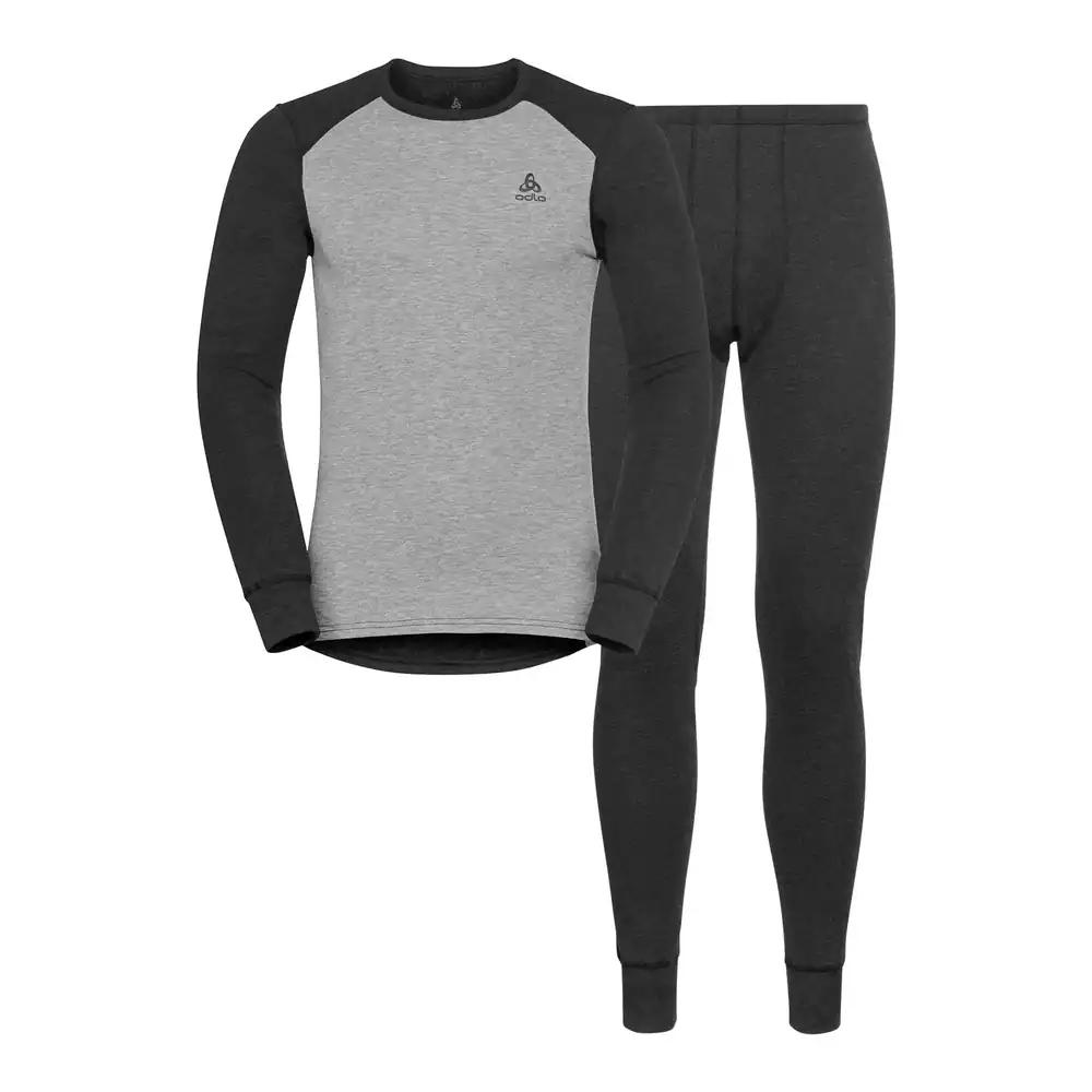 Odlo meeste funktsionaalne pesu komplekt ACTIVE WARM ECO, tumehall melange – hall melange, XL