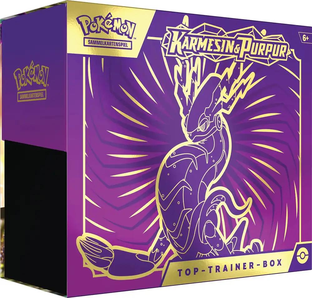 Pokémon-kaardimäng: Tipptreeneri karp Skarlett & Violet (Miraidon) (9 boosterpakki & premium tarvikud)