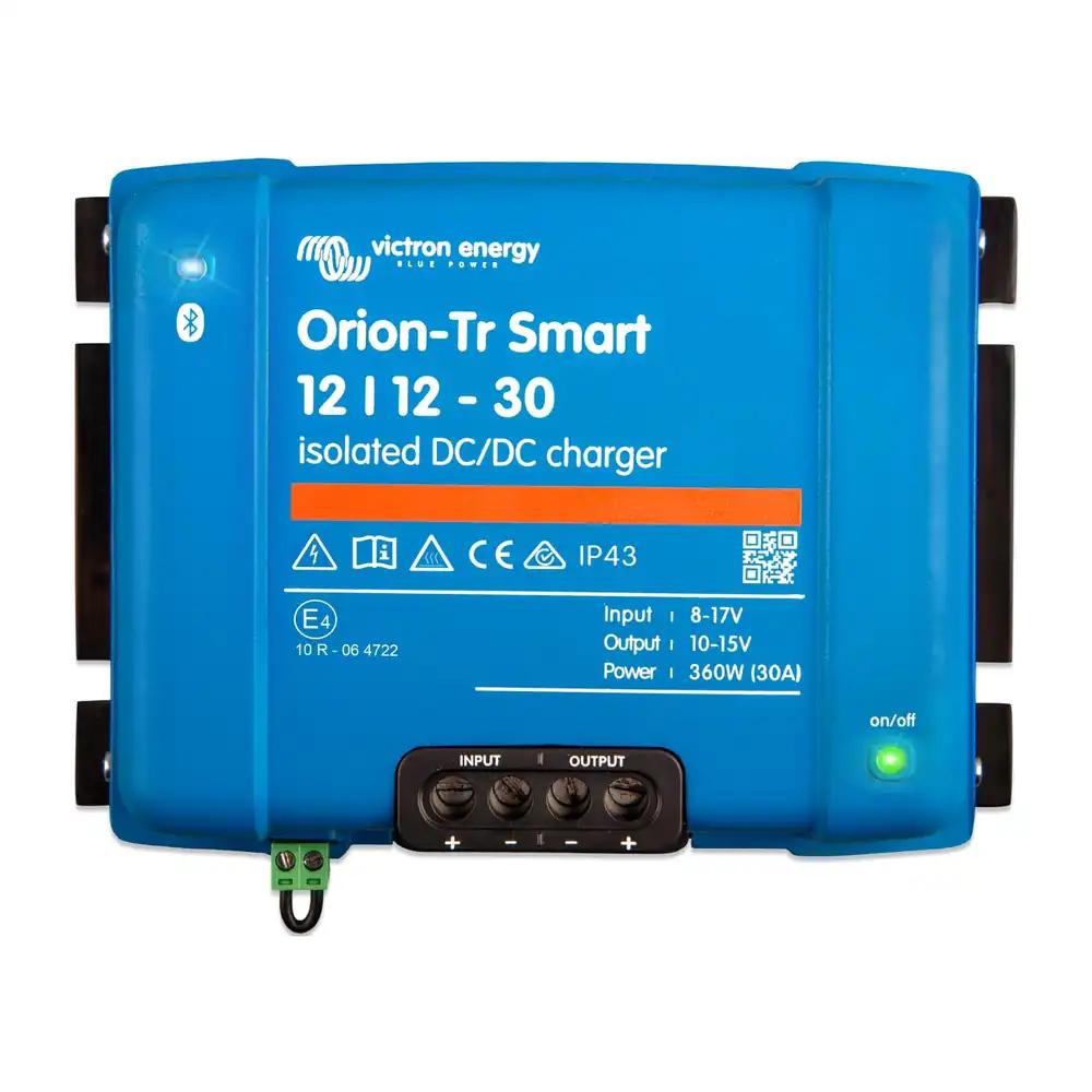 Victron Energy Orion-Tr Smart DC-DC Laadimisbooster (Bluetooth) – 12/12V, 30 A, 360 W – Aku laadija topeltakusüsteemidele – Isoleeritud