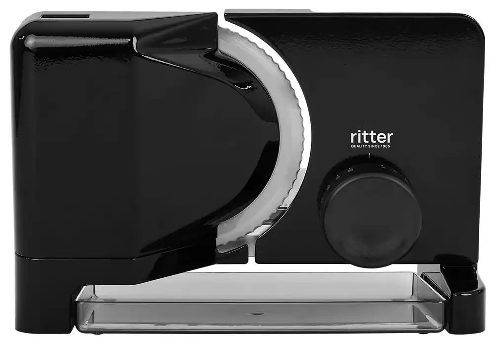 ritter E 16 Elektriline viilutaja ja leivaviilutaja metallist ECO-mootoriga, valmistatud Saksamaal, must