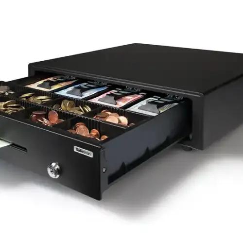 Safescan LD-4141 kassasahtel, 4 paberraha- ja 8 mündipesa, RJ-12, 41 x 41,5 x 11,5 cm