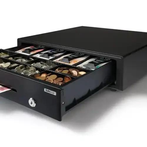 Safescan LD-4141 kassasahtel, 4 paberraha- ja 8 mündipesa, RJ-12, 41 x 41,5 x 11,5 cm, pilt 2
