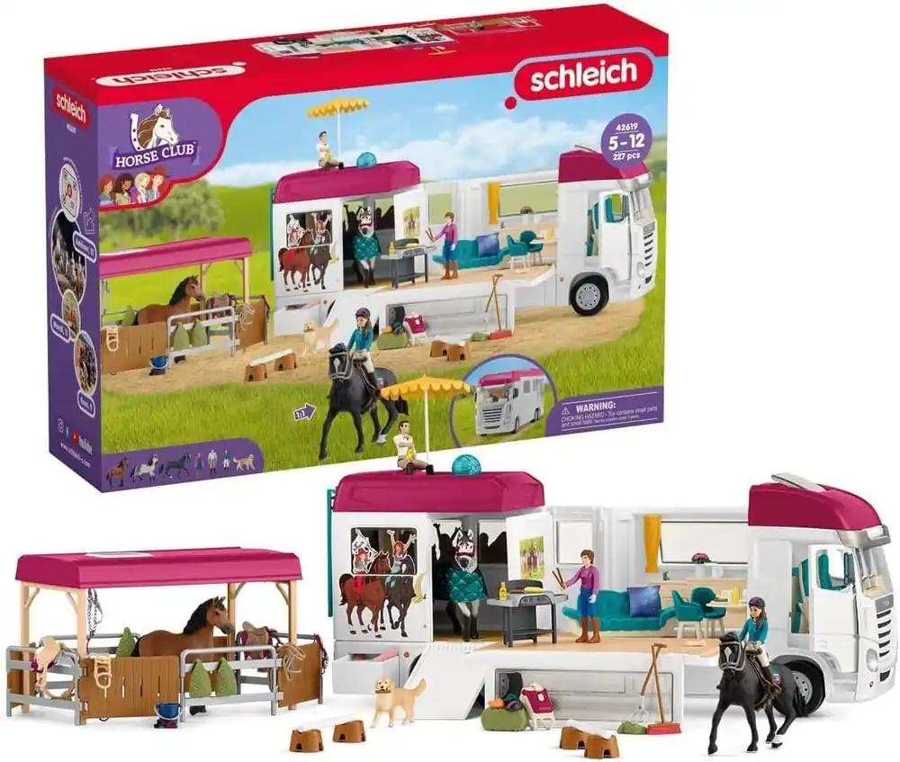 schleich 42619 Hobuveok, alates 5. eluaastast, HORSE CLUB – mängukomplekt, 227 osa